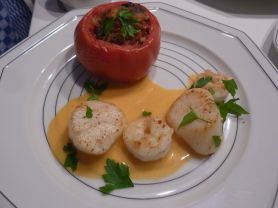 Fisch-Tomate farcie avec fruits de mer 404 Kcal/ | Hochgeladen von: Muminni