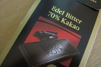 Moser Roth 70% Kakao, Zartbitterschokolade | Foto: belinda