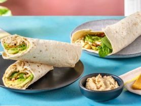 Hummus-Avocado-Wrap Mit Cashews | Hochgeladen von: katkatbanana
