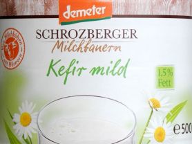 Schrozberger Kefir mild, 1,5% Fett, demeter | Hochgeladen von: Heidi Schrozberger Kefir mild, 1,5% Fett, demeter | Hochgeladen von: Heidi