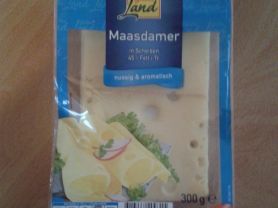 Maasdamer (Gutes Land), 45% Fett i.Tr. | Hochgeladen von: Schratzi Maasdamer (Gutes Land), 45% Fett i.Tr. | Hochgeladen von: Schratzi