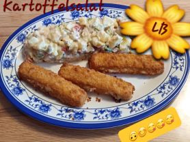 Kartoffelsalat + Backfisch-Sticks | Hochgeladen von: Muckelchen2407