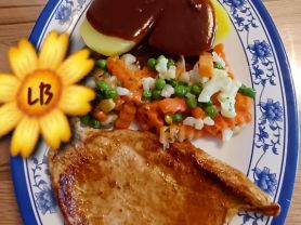 Nasch-Tag: Putenschnitzel mit Buttergemüse +Kart | Hochgeladen von: Muckelchen2407