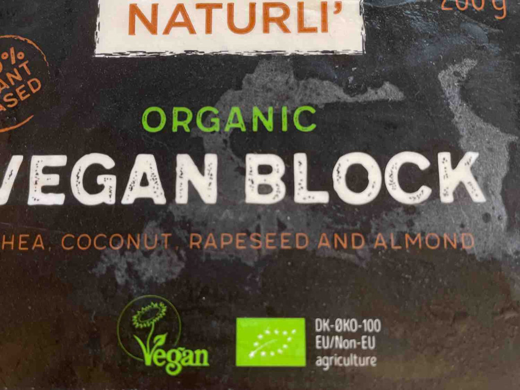 Nat Rli Vegan Block Kalorien Neue Produkte Fddb