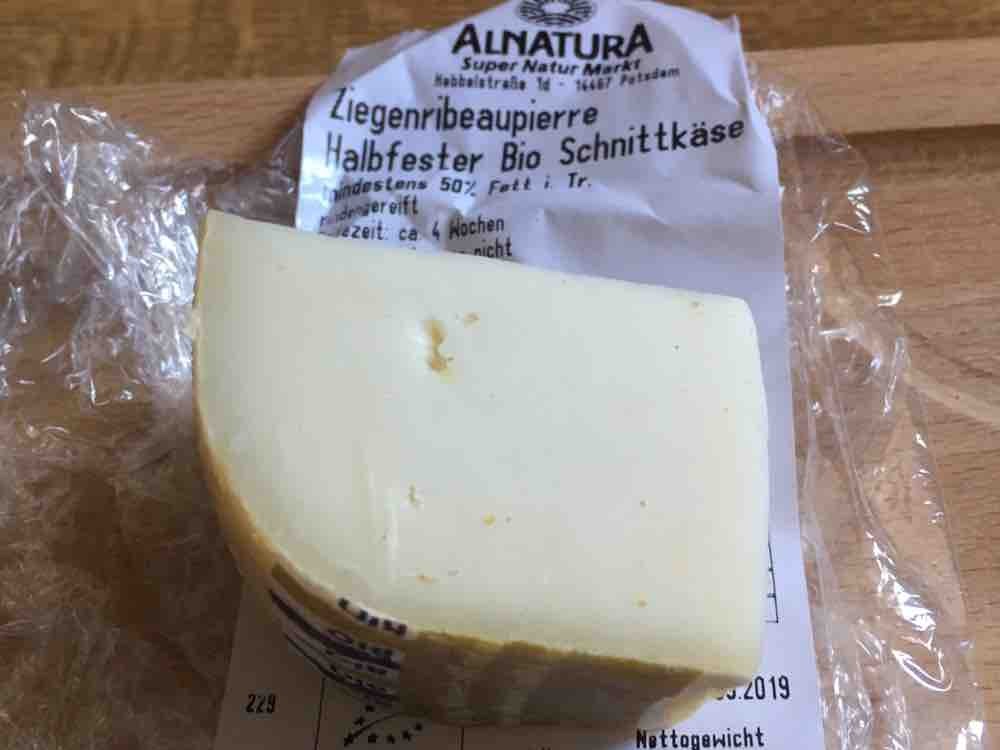 Ziegenribeaupierre, Halbfester Bio Schnittkäse (mind 50% Fett) v | Hochgeladen von: HannahCharlotte