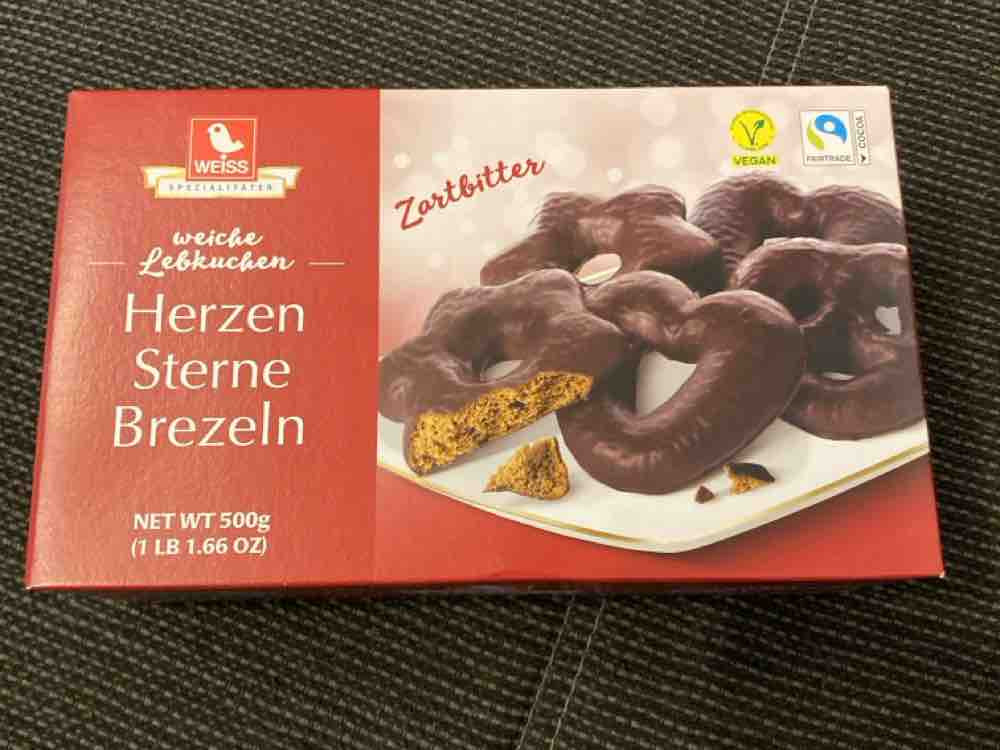 Herzen Sterne Brezel, Zartbitter von Shaolin23 | Hochgeladen von: Shaolin23