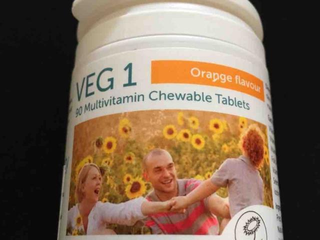 VEG 1 (Vegan Society), Orange  von khm | Hochgeladen von: khm