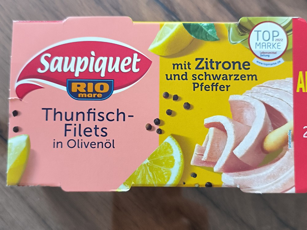 Saupiquet Thunfischfiltes in Olivenöl mit Zitrone von steffdache | Hochgeladen von: steffdachef