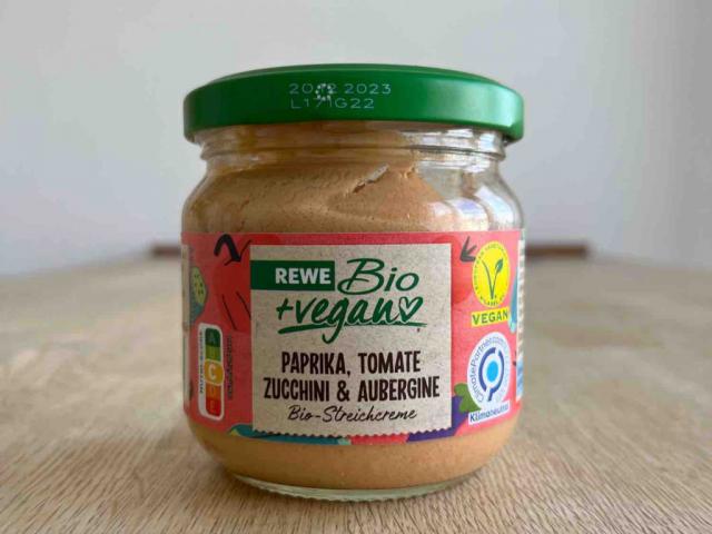 REWE Bio+vegan  Paprika, Tomate, Zucchini & Aubergine, Bio-S | Hochgeladen von: kleinerfresssack