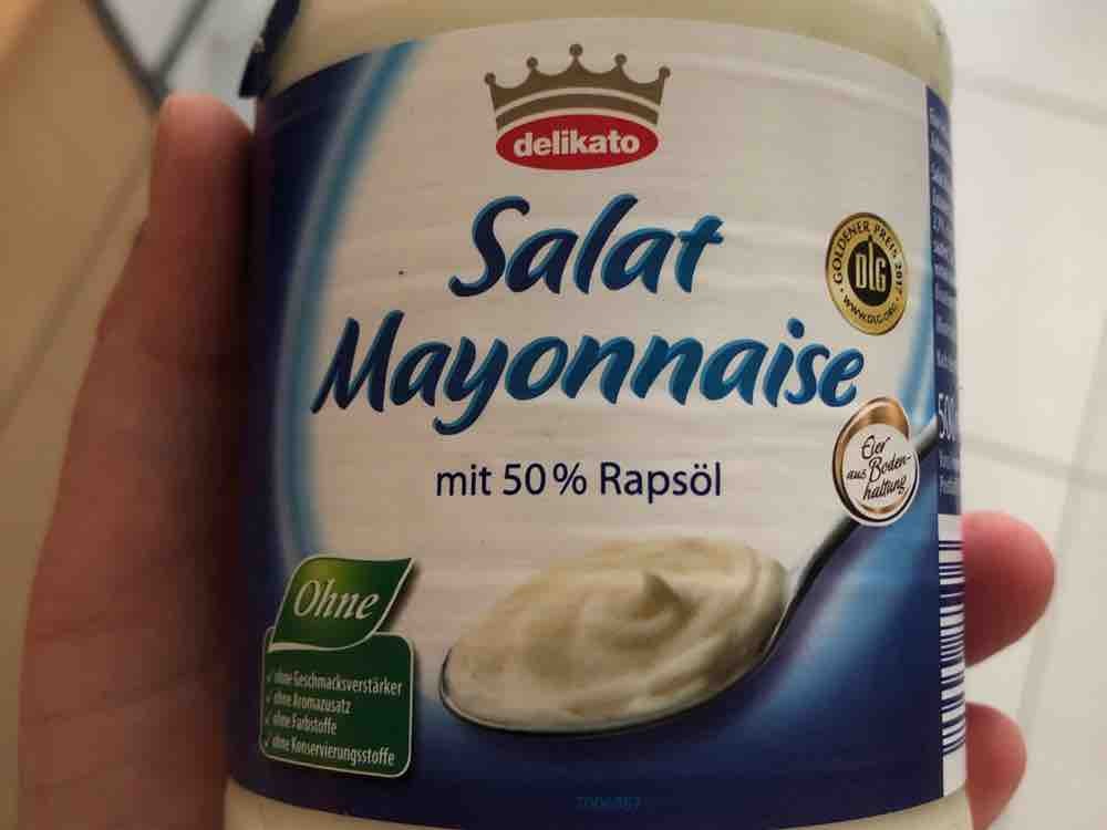Salat Majonäse mit 50% Rapsöl, von Delikato (Aldi) von Melusina9 | Hochgeladen von: Melusina98