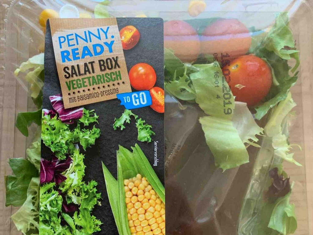 Penny Ready Salat Box, Vegetarisch mit Balsamico-Dressing von fi | Hochgeladen von: figodeluxe