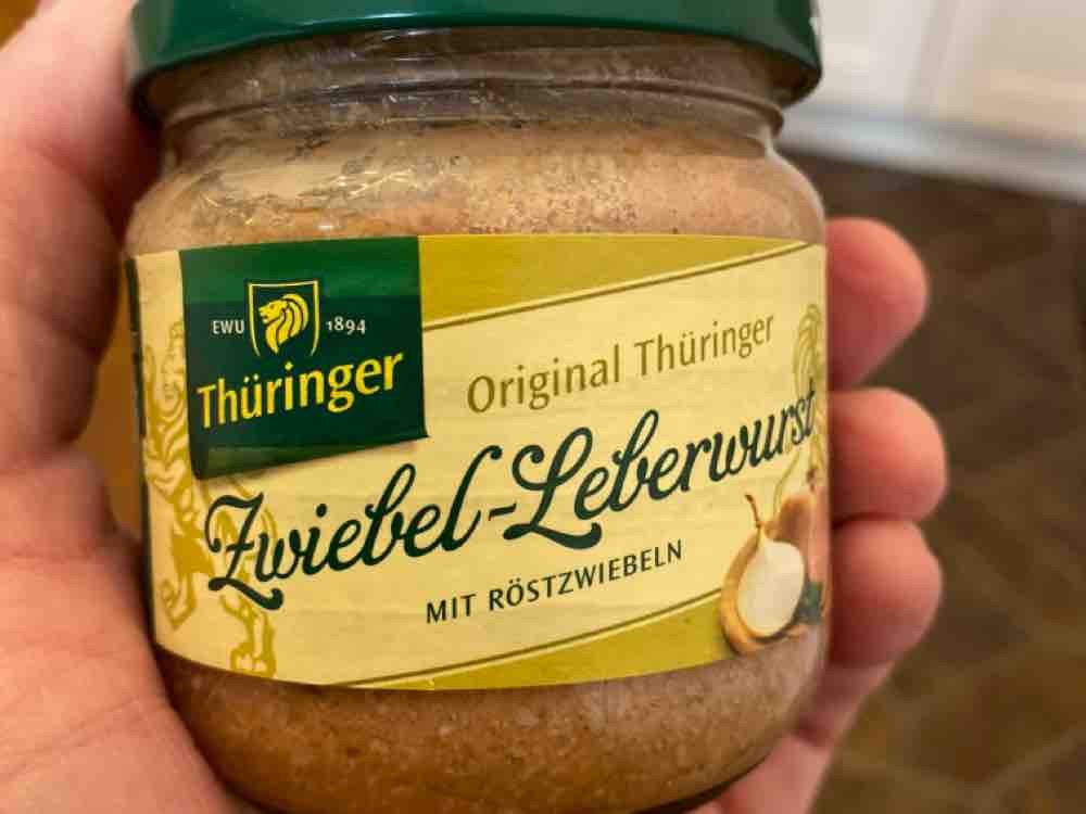 Thüringer Zwiebel-Leberwurst , mit Röstzwiebeln von mickeywiese | Hochgeladen von: mickeywiese
