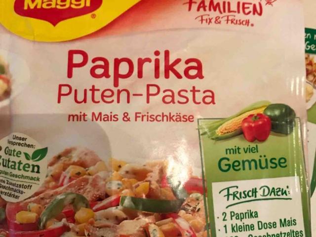 Paprika Puten-Pasta mit Mais und Frischkäse von therese355 | Hochgeladen von: therese355
