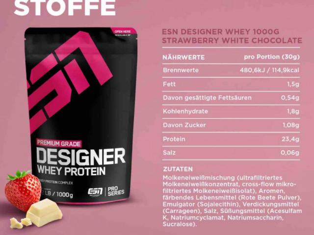 Designer Whey Protein Strawberry white-chocolate von martin.sobi | Hochgeladen von: martin.sobik