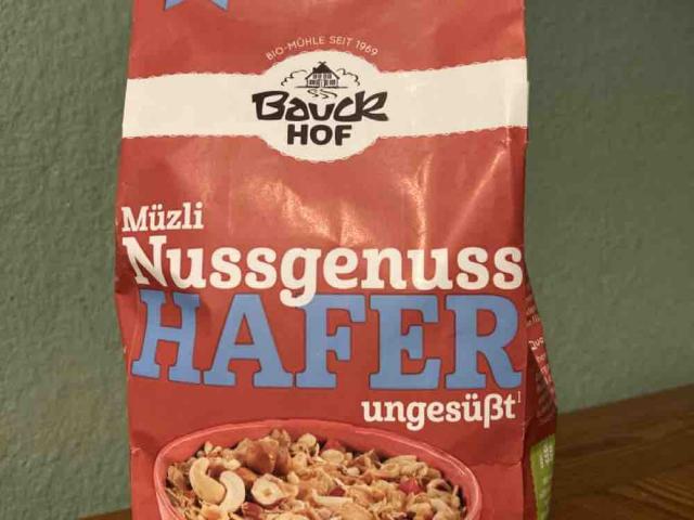 Bauck Hof müzli Nussgenuß (ungesüßt) von Nixda | Hochgeladen von: Nixda