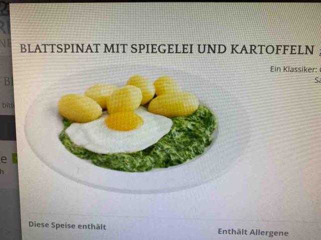 Blattspinat mit Spiegelei und Kartoffeln von Hoegmeister | Hochgeladen von: Hoegmeister
