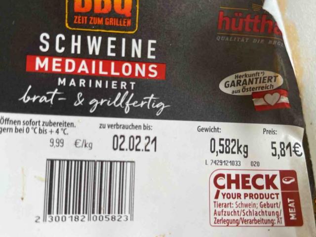 Schweine Medaillons , brat und grill fertig mariniert von Benjam | Hochgeladen von: Benjamin2310