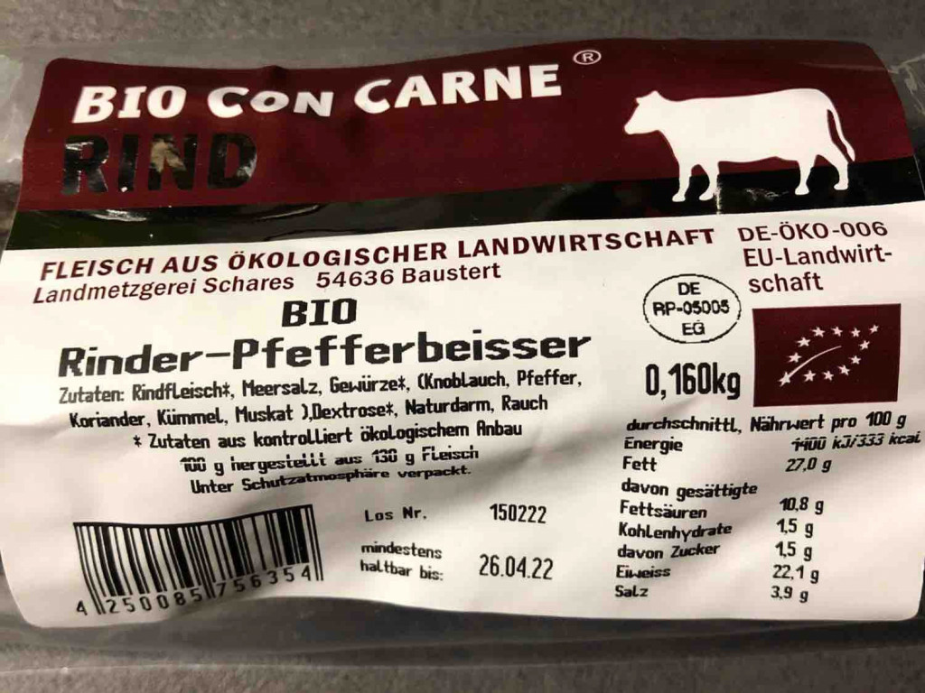 Bio Rinder-Pfefferbeisser von YLVA | Hochgeladen von: YLVA