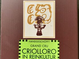 Criolloro in Reinkultur Grand Cru, handgeschöpft, Edelbitter | Hochgeladen von: Esszimmer