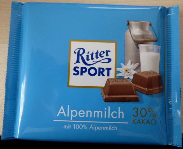 Ritter Sport, Alpenmilch | Hochgeladen von: Garellos