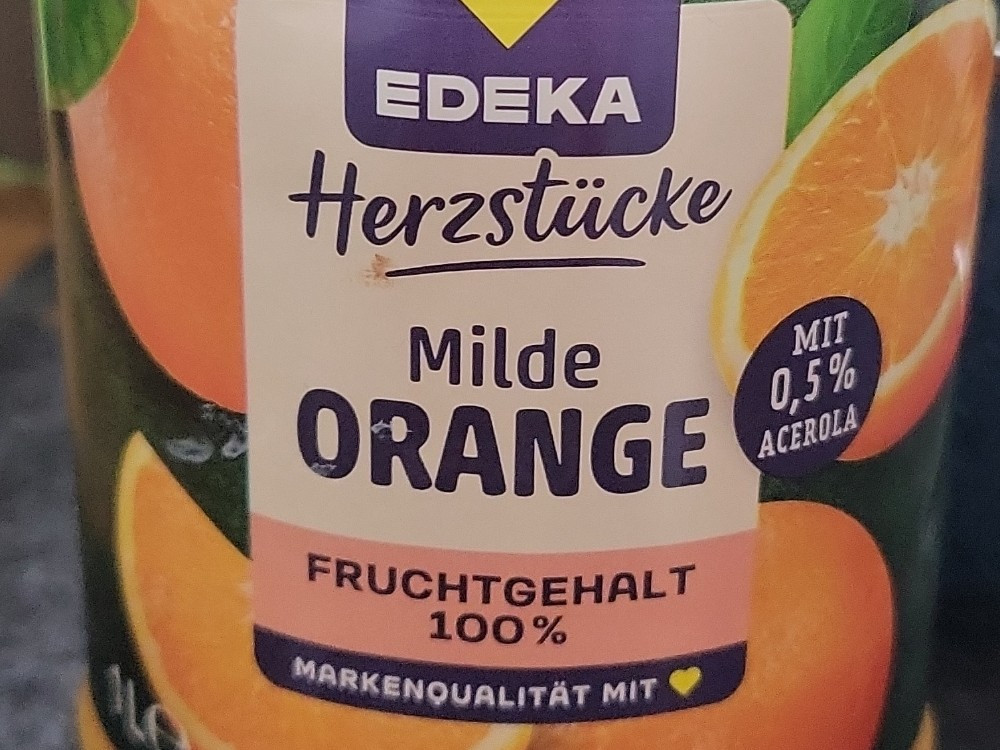 Edeka Herzstücke milde Orange, Orange-Acerolasaft von snowflake5 | Hochgeladen von: snowflake50