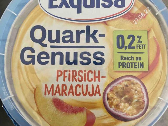 Exquisa Quarkgenuss Pfirsich-Maracuja, 0,2% Fett by HannaSAD | Hochgeladen von: HannaSAD