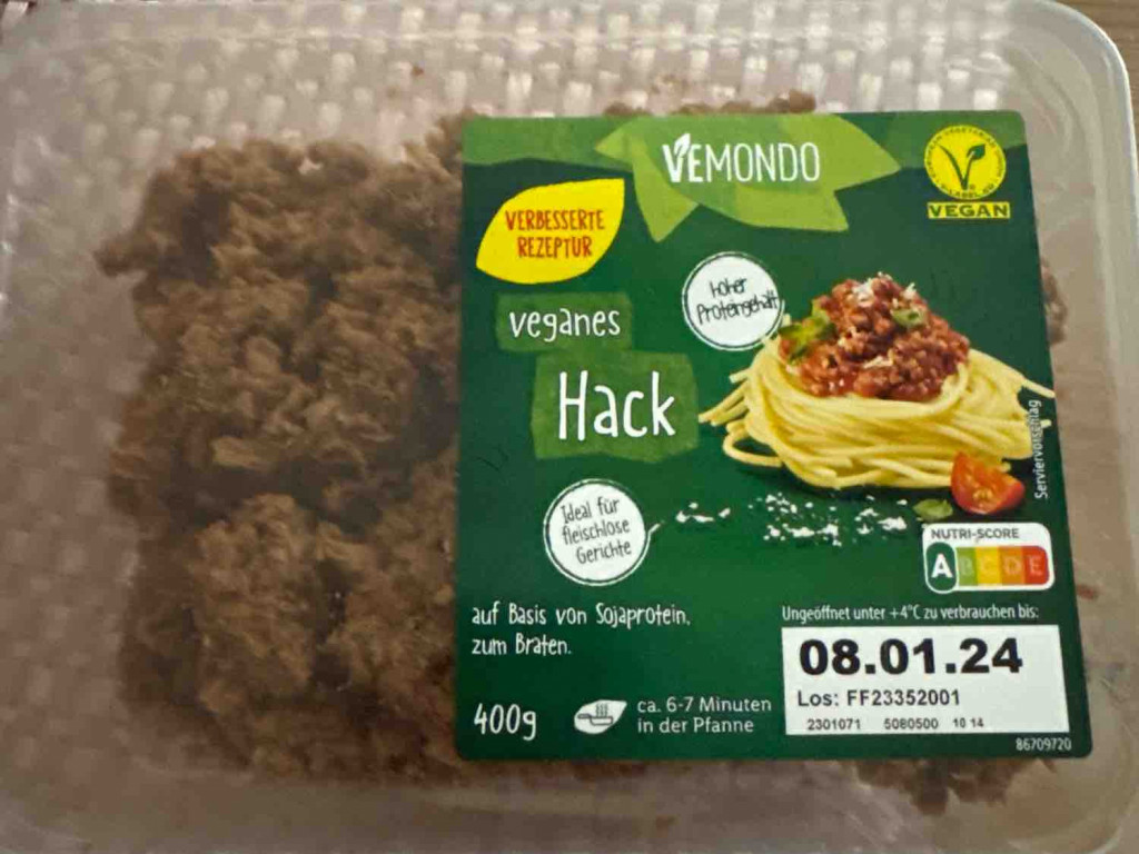 Veganes Hack, auf Basis von Sojaprotein von laurajhk | Hochgeladen von: laurajhk