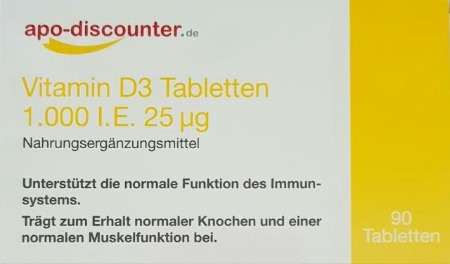 Vitamin D3 Tabletten, 1000 I. E. 25 microgram von redgy6181 | Hochgeladen von: redgy6181