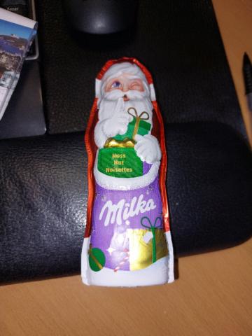 Milka santa claus, milk by sab.cas | Uploaded by: sab.cas