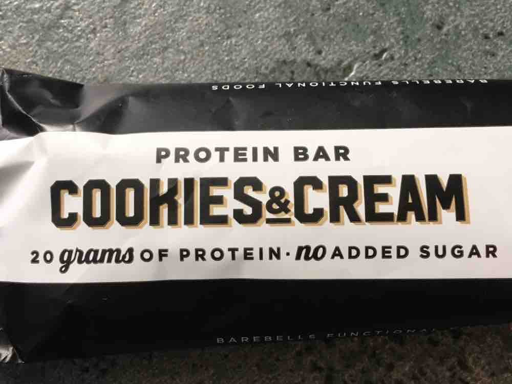 Protein Bar Cookies & Cream, no added sugar by ehrenb3rg | Hochgeladen von: ehrenb3rg