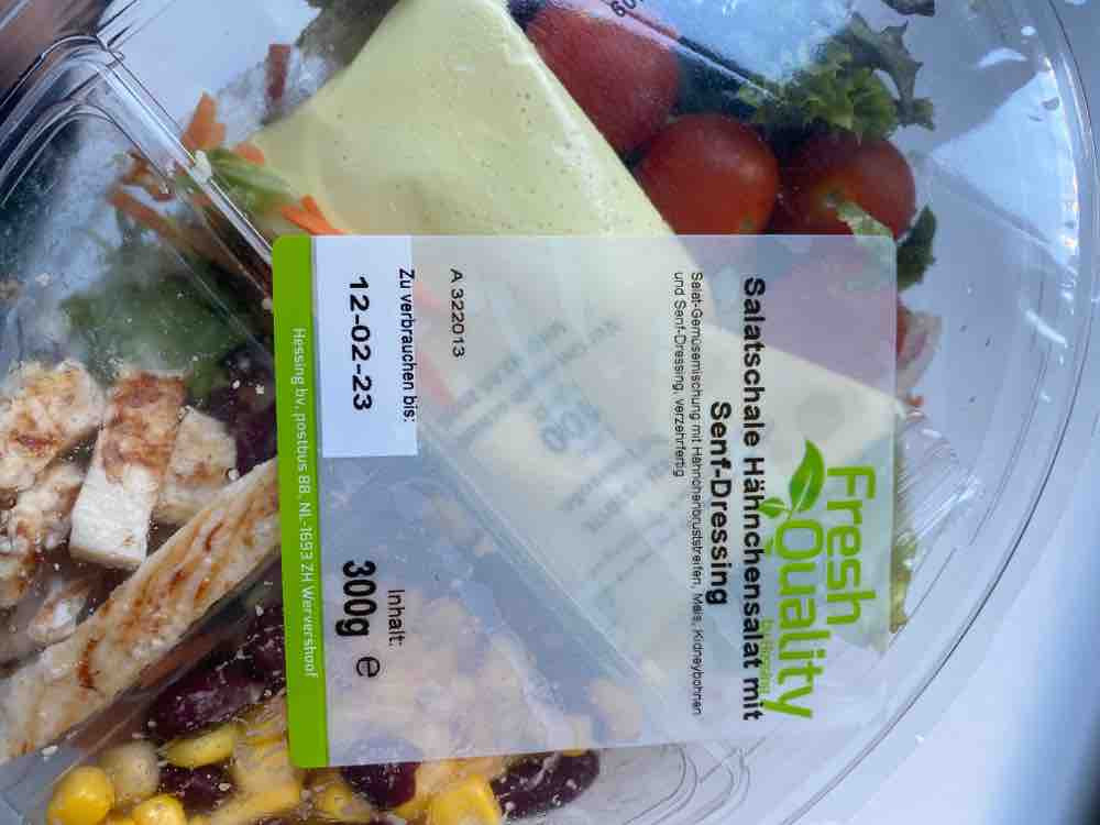 Salatschale Hähnchensalat, mit Senf-Dressing von shorty98 | Hochgeladen von: shorty98