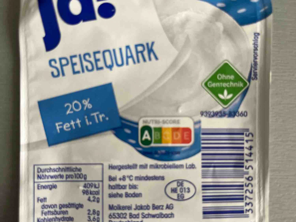 Speisequark ja!, 20% von emsMil | Hochgeladen von: emsMil