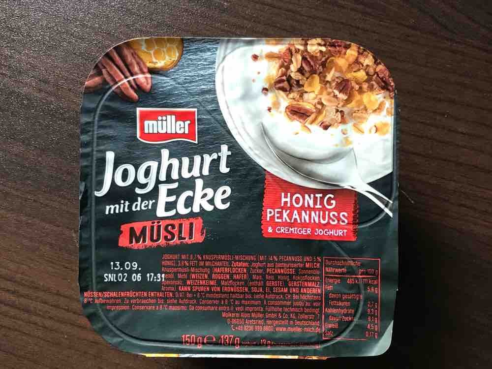 Joghurt mit der Ecke Müsli, Honig Pekannuss & Cremiger Joghu | Hochgeladen von: marenha