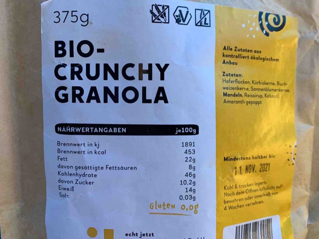 Bio-Granola Müsli zuckerfrei von Susitch | Hochgeladen von: Susitch