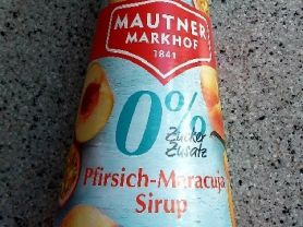 Pfirsich - Maracuja Sirup, 0% Zucker | Hochgeladen von: Tahnee