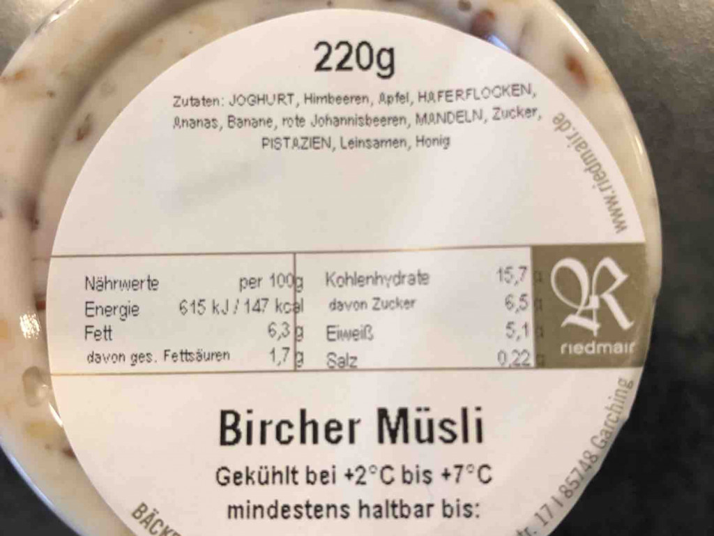Bircher Müsli Riedmair von rosa.ml | Hochgeladen von: rosa.ml