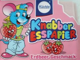 Knabber Esspapier, Erdbeere | Hochgeladen von: huhn2