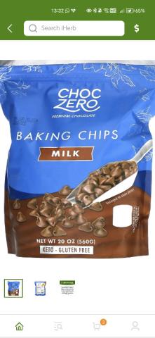 Choczero Milk Chocolate Chips, Keto by cannabold | Hochgeladen von: cannabold