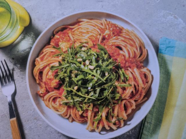 Cremige Hirtenkäse-Tomaten-Pasta mit Pinienkerne von McGreen | Hochgeladen von: McGreen