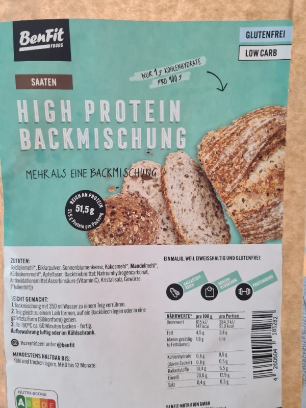 High Protein Backmischung, glutenfrei, lowcarb von samuhem | Hochgeladen von: samuhem