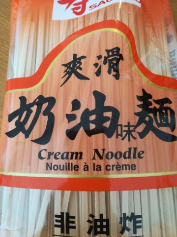 Cream noodles by Lydia Wu | Uploaded by: Lydia Wu