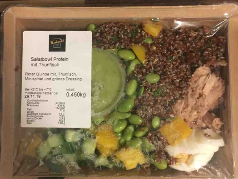 Salatbowl Protein mit Thunfisch, Roter Quinoia mit Thunfisch, Mi | Hochgeladen von: Ascendant