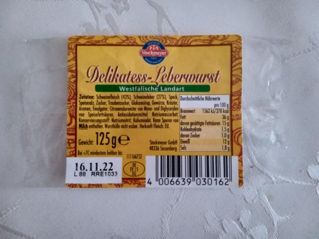 Delikatess-Leberwurst, Westfälische Landart | Hochgeladen von: melody04