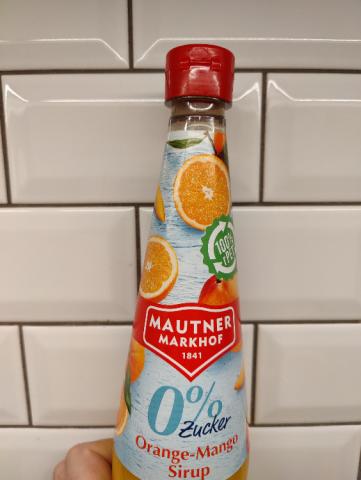 Orange Mango Sirup, 0% Zucker von einfachnurclaus | Hochgeladen von: einfachnurclaus