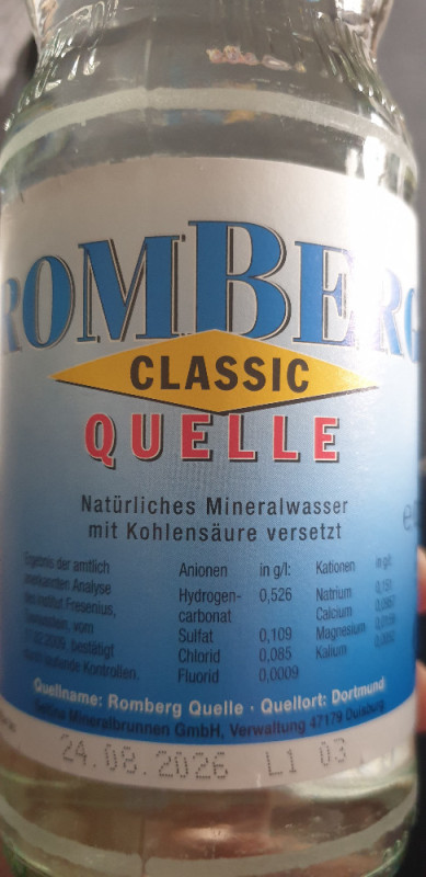 Classic Quelle Natürliches Mineralwasser, mit Kohlensäure von an | Hochgeladen von: ani.38