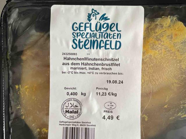 Hähnchen Minuten Schnitzel aus dem Hähnchenbrustfilet, Mariniert | Hochgeladen von: bennetfreitel