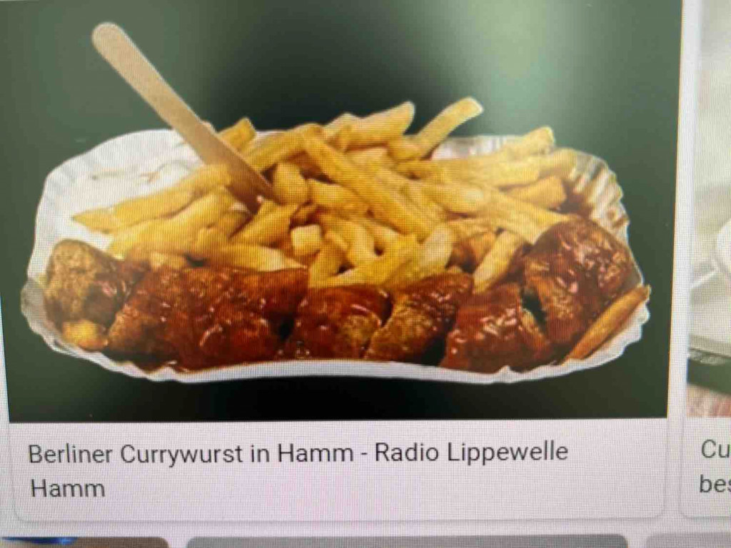 Currywurst, mit Pommes von Struppel | Hochgeladen von: Struppel