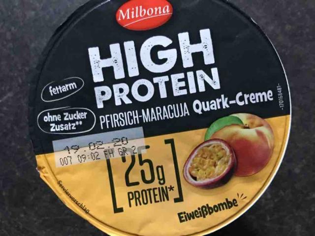 High Protein Quark-Creme, Pfirsich-Maracuja von marenha | Uploaded by: marenha