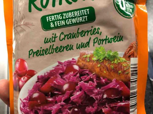 Rotkohl, mit Cranberries, Preiselbeeren und Portwein von Jorinie | Hochgeladen von: Jorinie