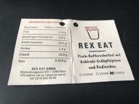 Rex Eat: Fisch-Butterschnitzel mit Kohlrabi-Erdäpfelpüree un | Hochgeladen von: chriger